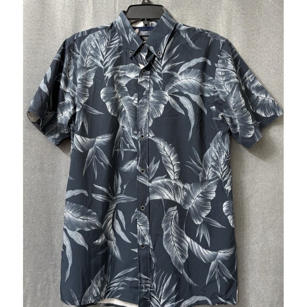 Fried Denim Mens Short Sleeve Shirt Size M‎ Slim Fit